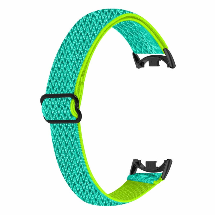 Mega Komfortabel Nylon Rem passer til Xiaomi Smart Band 8 - Grøn#serie_5