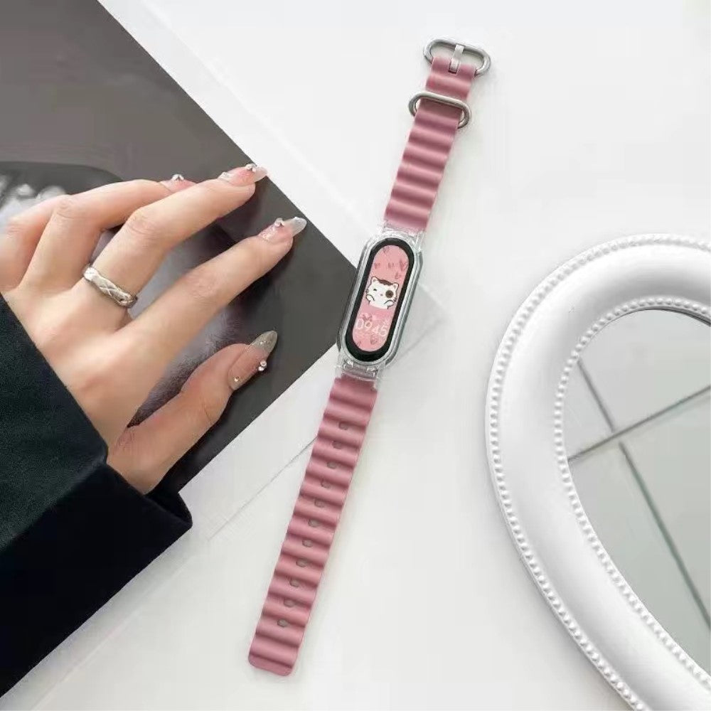 Eminent Silikone Rem passer til Xiaomi Smart Band 8 - Pink#serie_6