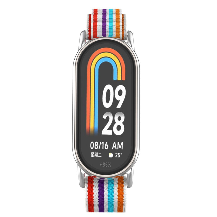 Meget Fed Nylon Rem passer til Xiaomi Smart Band 8 - Flerfarvet#serie_1