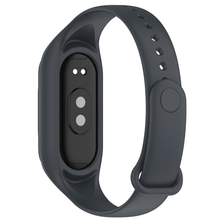 Alle Tiders Silikone Rem passer til Xiaomi Smart Band 8 - Sølv#serie_3