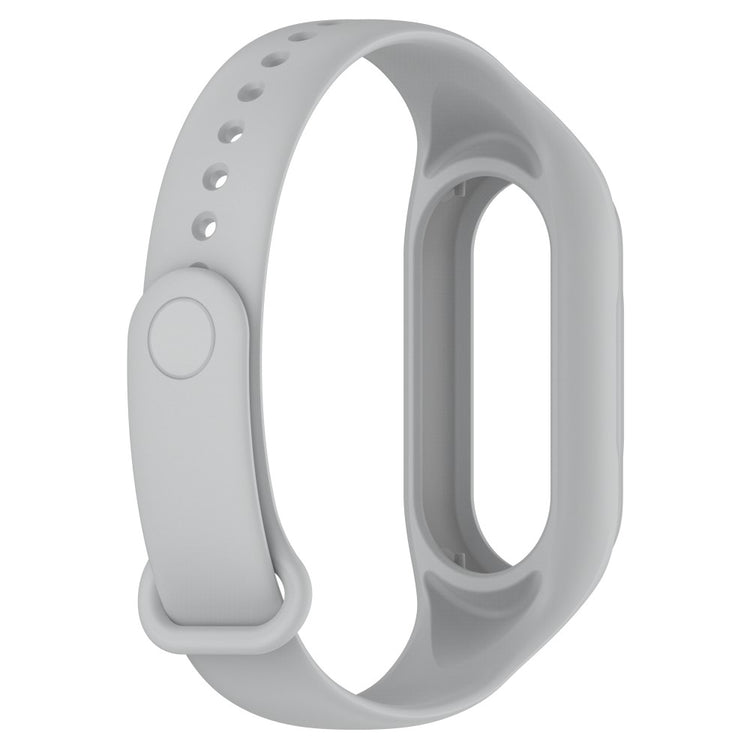 Alle Tiders Silikone Rem passer til Xiaomi Smart Band 8 - Sølv#serie_9