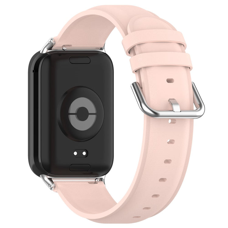 Mega Fed Ægte Læder Rem passer til Xiaomi Smart Band 8 Pro - Pink#serie_3