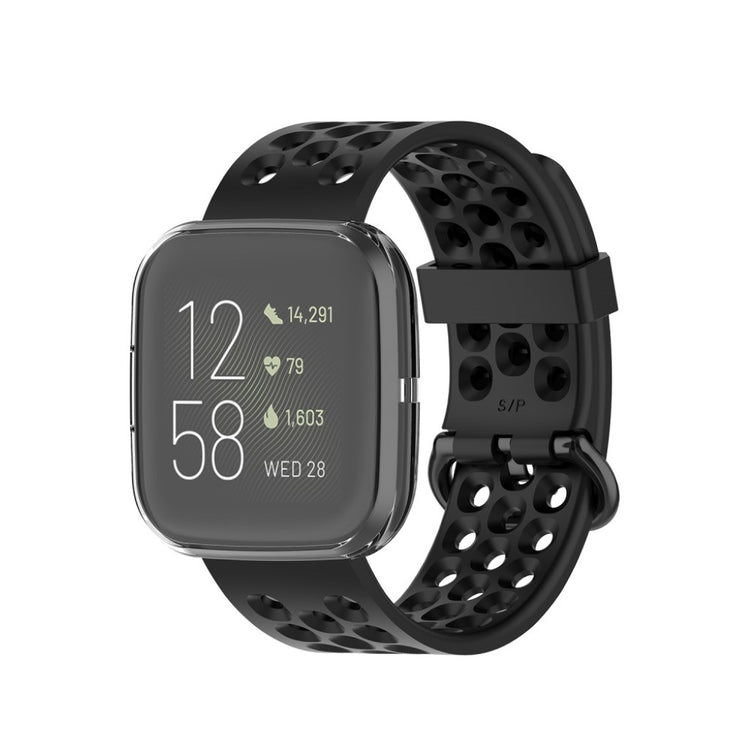 Meget Flot Fitbit Versa 2 Silikone Cover - Gennemsigtig#serie_2