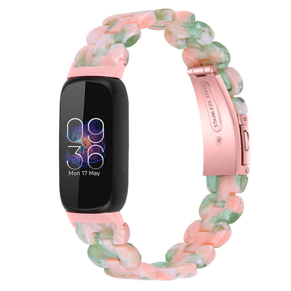 Mega Nydelig Plastik Rem passer til Fitbit Inspire 3 - Pink#serie_5