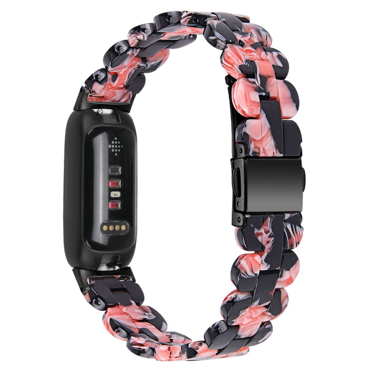 Mega Nydelig Plastik Rem passer til Fitbit Inspire 3 - Pink#serie_7