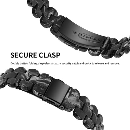 Mega Nydelig Plastik Rem passer til Fitbit Inspire 3 - Sort#serie_8