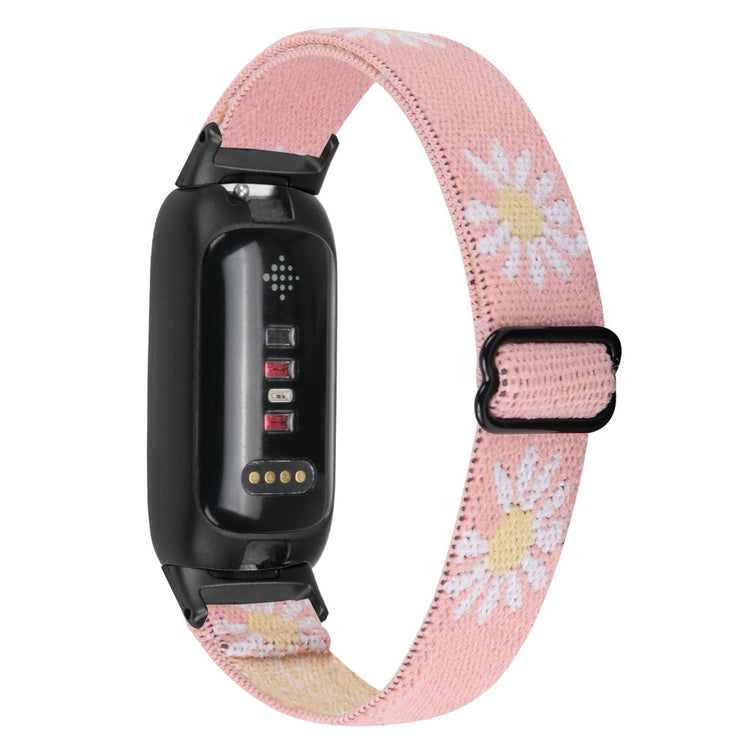 Fantastisk Metal Og Nylon Rem passer til Fitbit Inspire 3 - Pink#serie_10