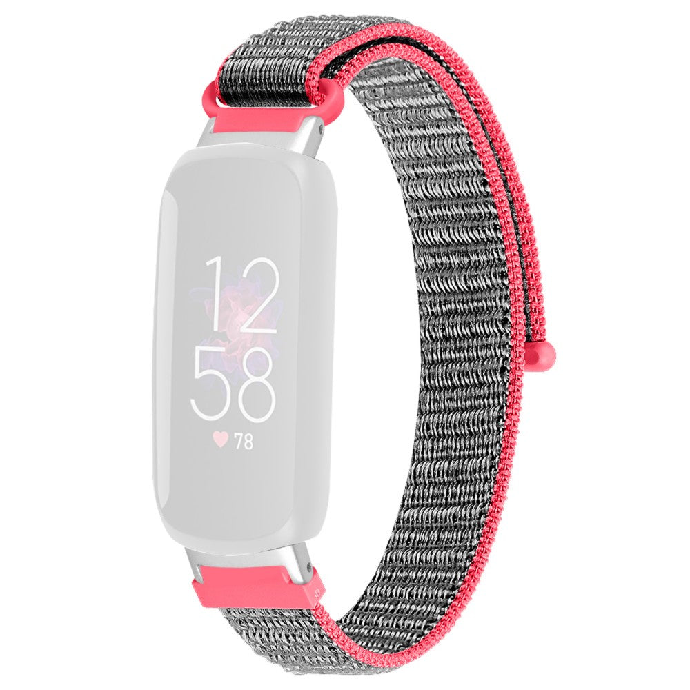 Helt Vildt Skøn Nylon Rem passer til Fitbit Inspire 3 - Pink#serie_6