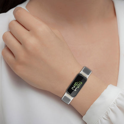 Holdbart Silikone Rem passer til Fitbit Inspire 3 - Sølv#serie_6