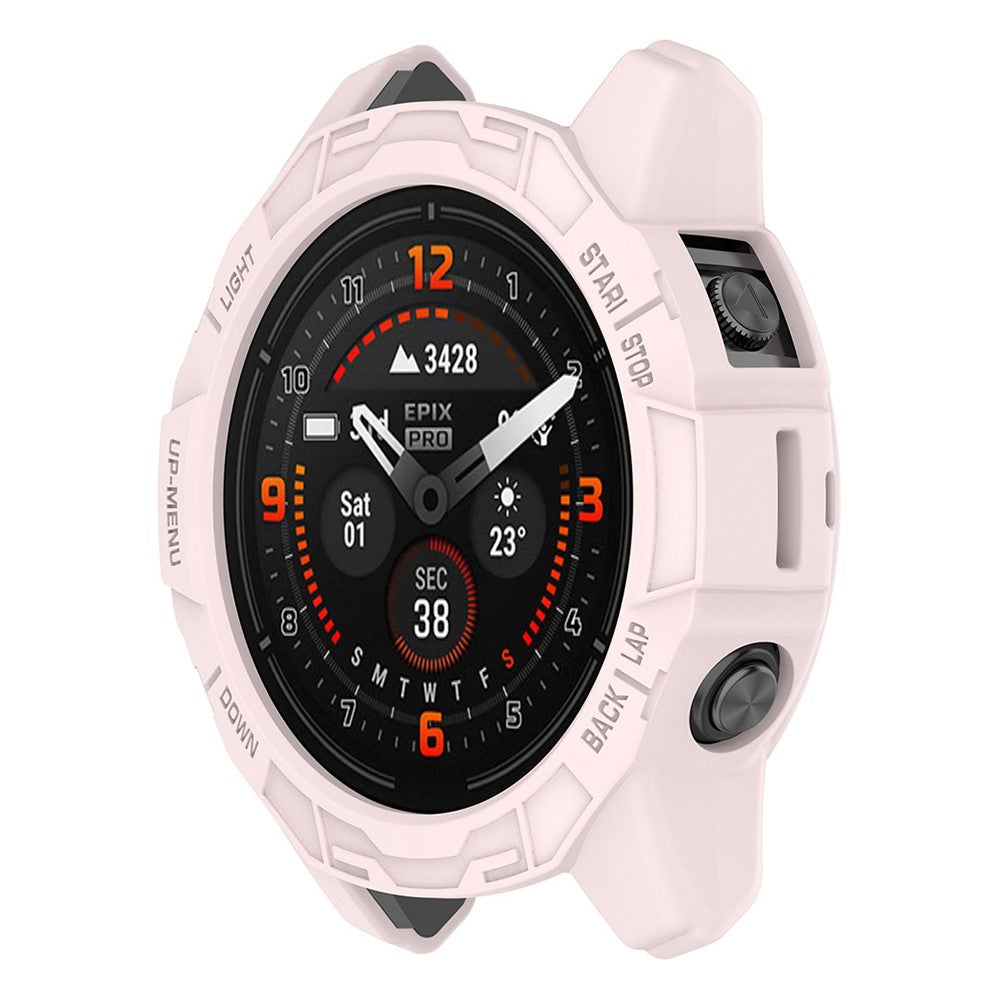HAT PRINCE Garmin Fenix 7X / 7X Pro / Epix Pro (51mm) hollow cover - Pink#serie_5