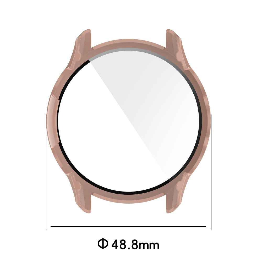 Vildt Fed Plastik og Glas Cover til Garmin Forerunner 955 - Pink#serie_2