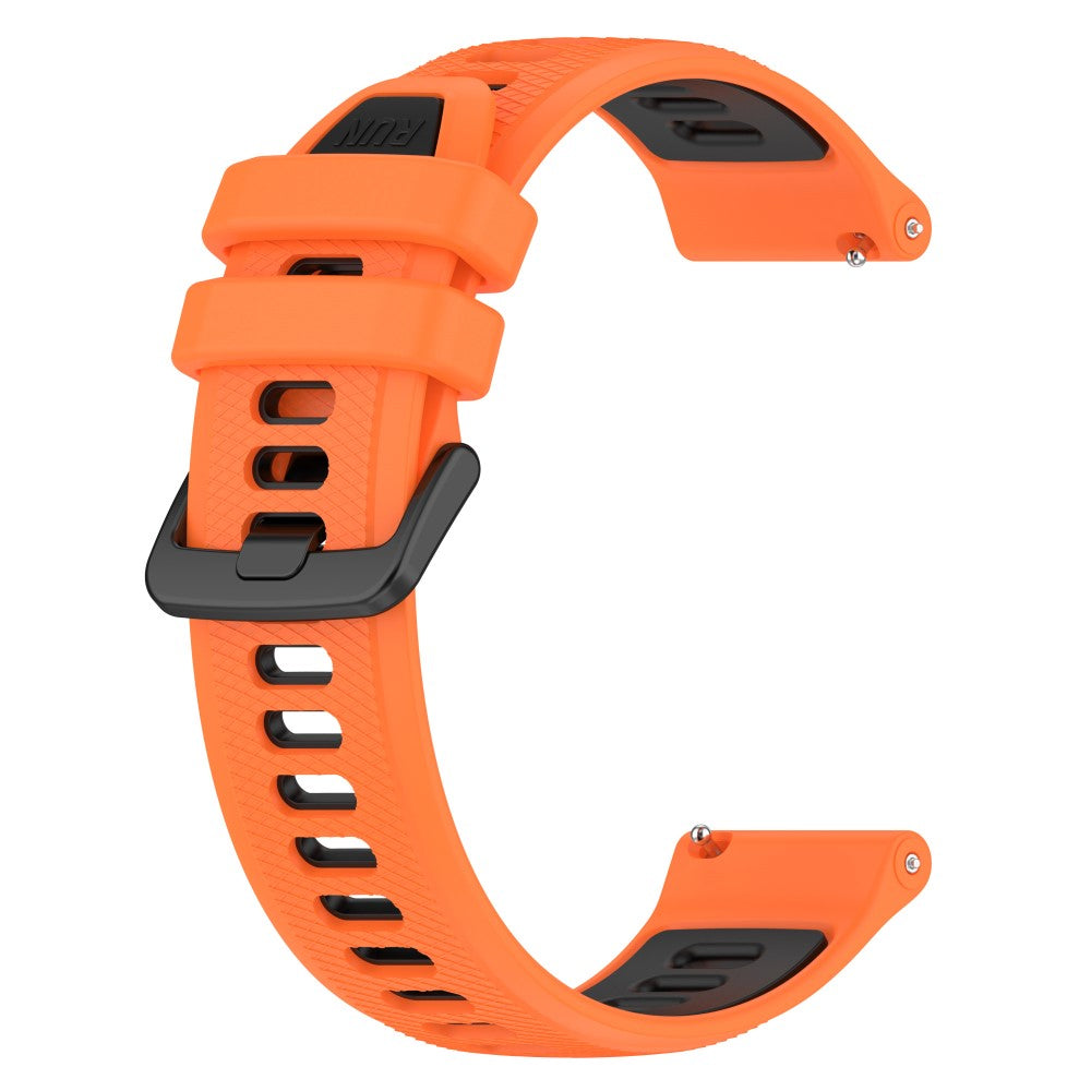 Super Nydelig Silikone Rem passer til Garmin Forerunner 265 - Orange#serie_3