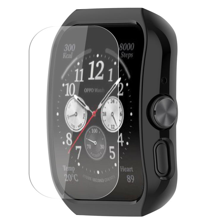 Oppo Watch 4 Pro / Watch 3 Pro protective cover with hydrogel film - Black#serie_1
