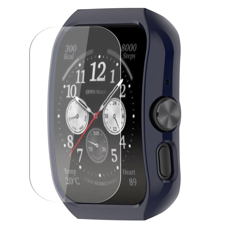 Oppo Watch 4 Pro / Watch 3 Pro protective cover with hydrogel film - Ink Blue#serie_2