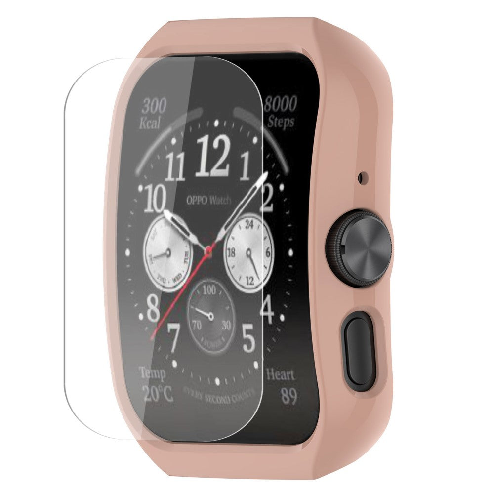 Oppo Watch 4 Pro / Watch 3 Pro protective cover with hydrogel film - Pink#serie_6