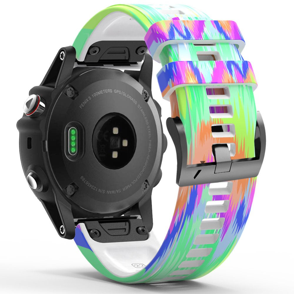 Smuk Silikone Universal Rem passer til Smartwatch - Flerfarvet#serie_1