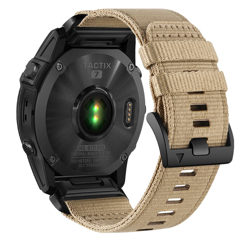 Nylon strap for Amazfit / Garmin and Coros watch - Khaki#serie_4