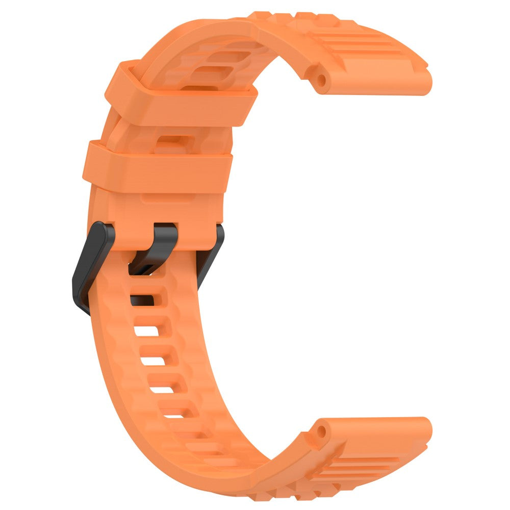 Super Fed Silikone Rem passer til Amazfit T-Rex 1 - Orange#serie_3