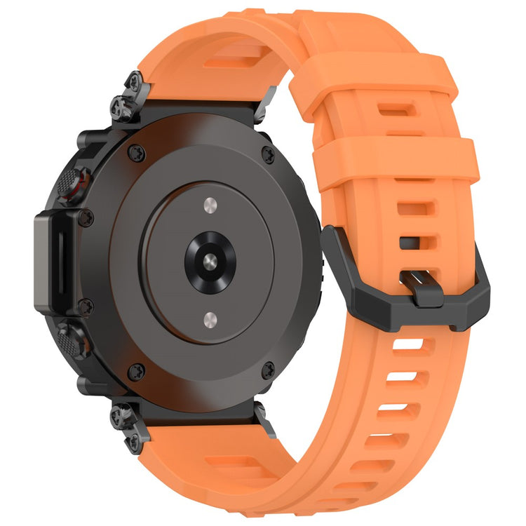 Super Fed Silikone Rem passer til Amazfit T-Rex 1 - Orange#serie_3