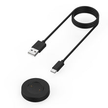 1m Plastik Ladestation passer til Smartwatch - Sort#serie_3