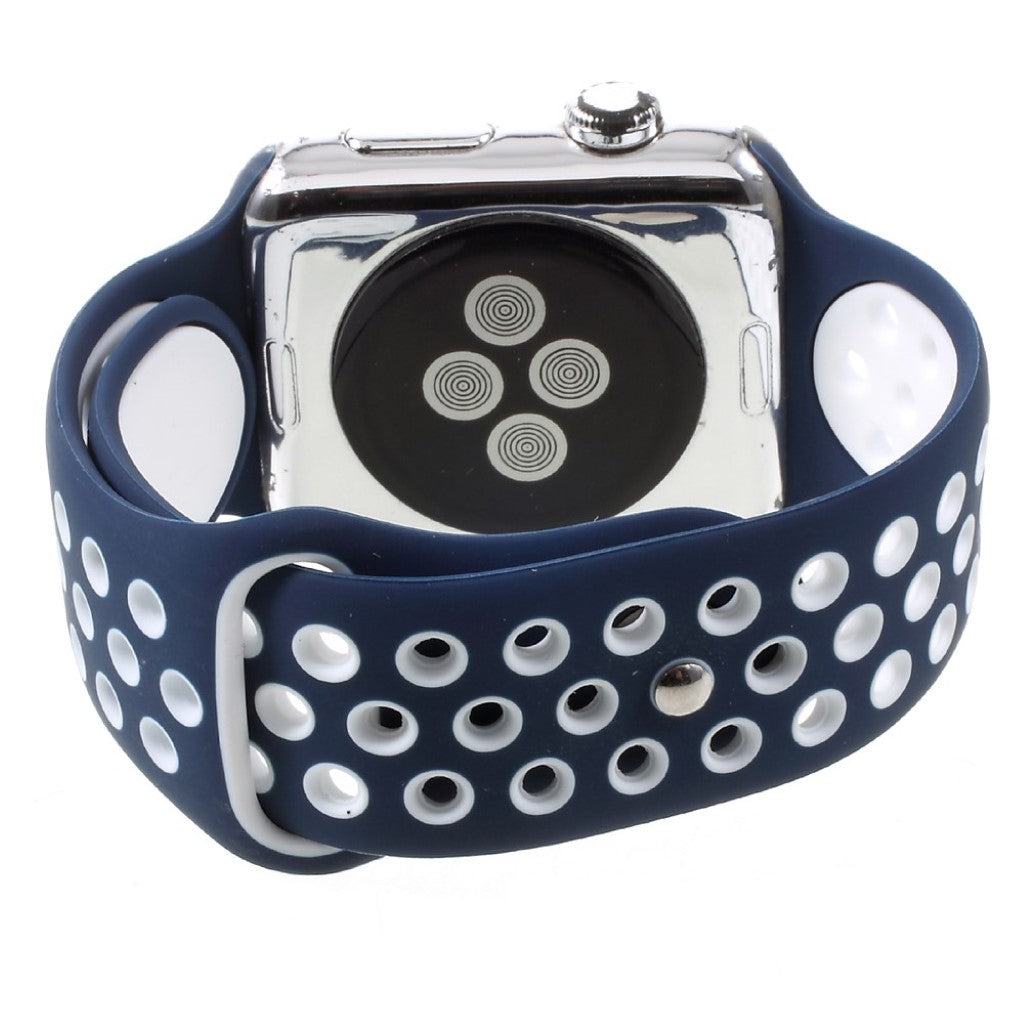 Helt vildt rart Apple Watch Series 1-3 42mm Silikone Rem - Blå#serie_2