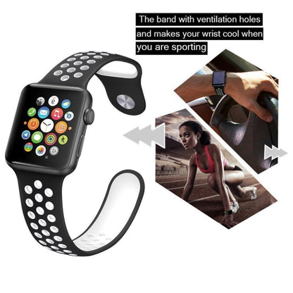 Super pænt Apple Watch Series 1-3 42mm Silikone Rem - Hvid#serie_4
