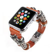 Apple Watch Series 1-3 38mm Echtes Leder und Metall armband