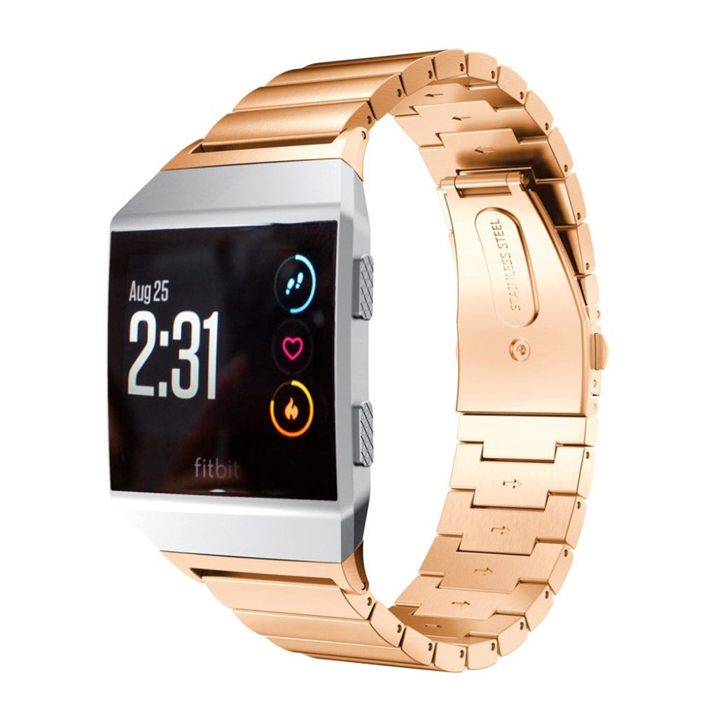 Rigtigt skøn Fitbit Ionic Metal Rem - Pink#serie_2