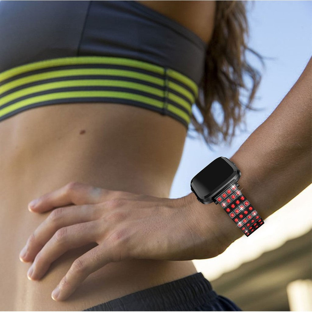 Smuk Fitbit Versa Metal Rem - Flerfarvet#serie_2