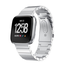 Rigtigt fint Fitbit Versa Metal Rem - Sølv#serie_1