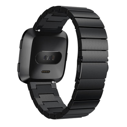 Rigtigt fint Fitbit Versa Metal Rem - Sort#serie_2