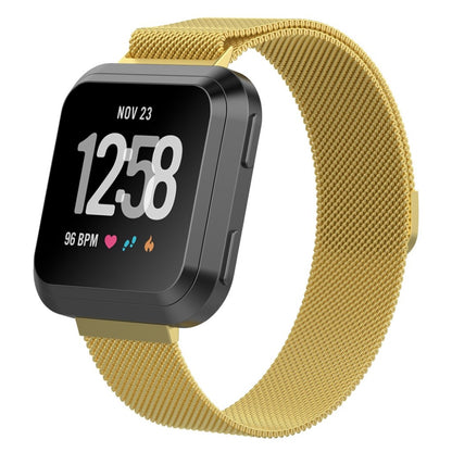 Vildt nydelig Fitbit Versa Metal Rem - Guld#serie_6