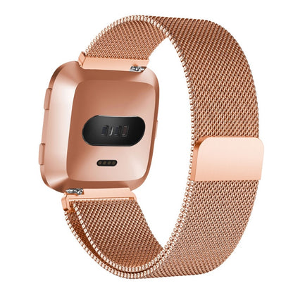 Pænt Fitbit Versa Metal Rem - Guld#serie_1