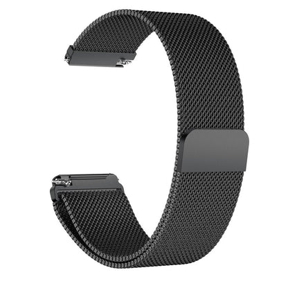 Pænt Fitbit Versa Metal Rem - Sort#serie_3