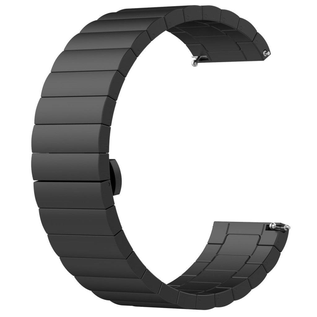 Super elegant Fitbit Versa Metal Rem - Sort#serie_4