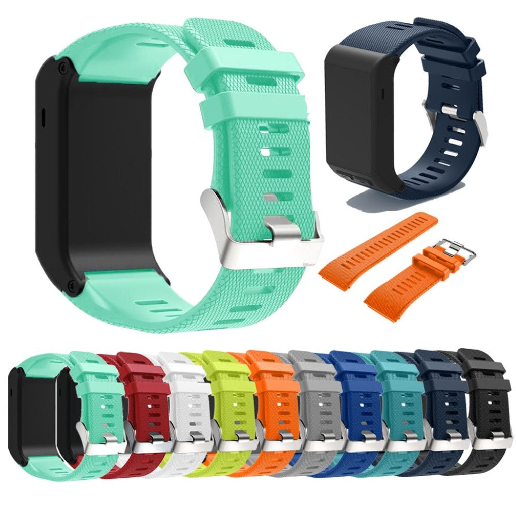 Rigtigt sejt Garmin Vivoactive HR Silikone Rem - Sort#serie_11