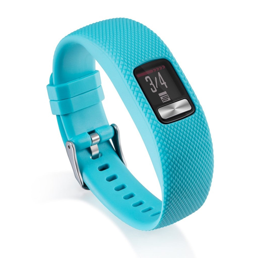 Stilfuld Garmin Vivofit 4 Silikone Rem - Blå#serie_3