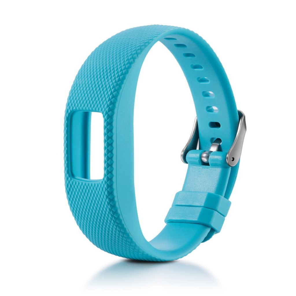 Stilfuld Garmin Vivofit 4 Silikone Rem - Blå#serie_3