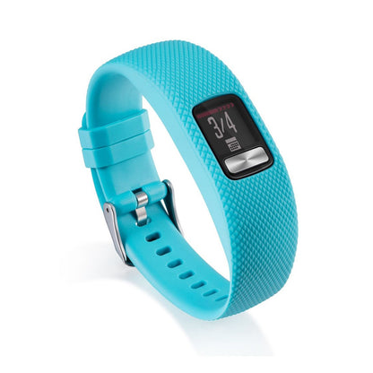 Stilfuld Garmin Vivofit 4 Silikone Rem - Blå#serie_3