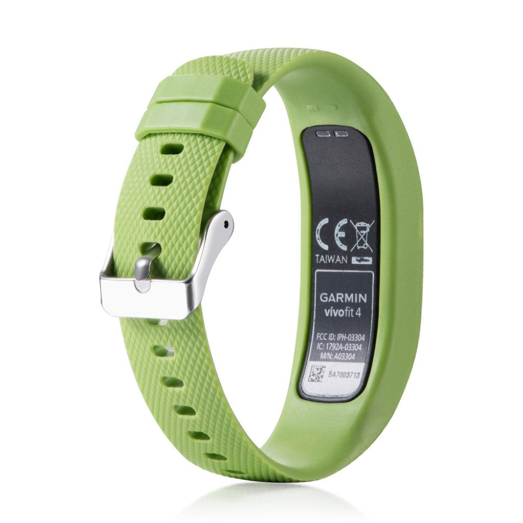 Stilfuld Garmin Vivofit 4 Silikone Rem - Grøn#serie_4