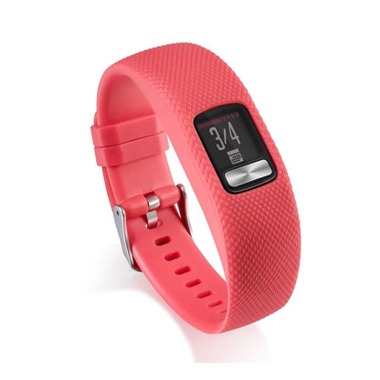 Stilfuld Garmin Vivofit 4 Silikone Rem - Rød#serie_7