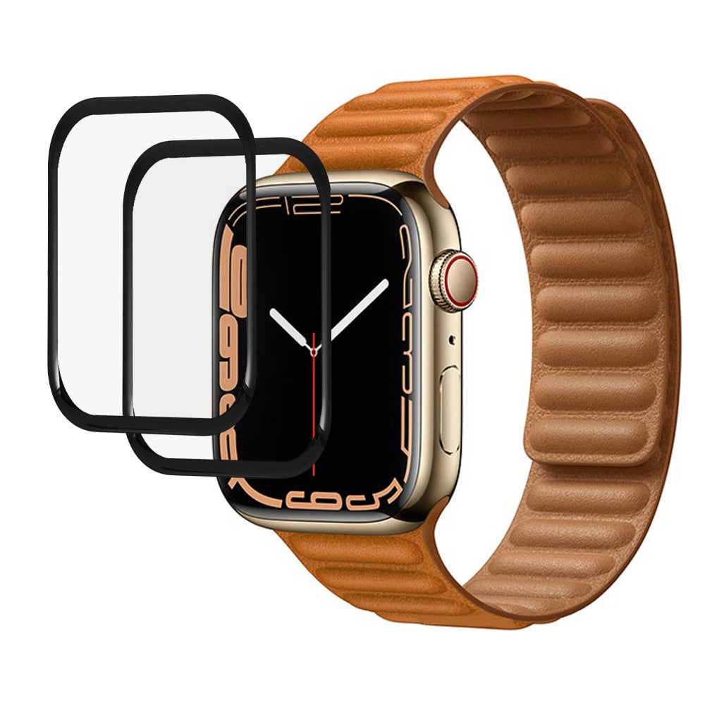 2stk Apple Watch Series 7 41mm Plastik Skærmbeskytter - Gennemsigtig#serie_369