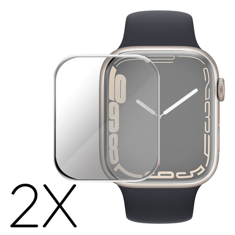 2stk Apple Watch Series 7 45mm Hærdet Glas Skærmbeskytter - Flerfarvet#serie_355