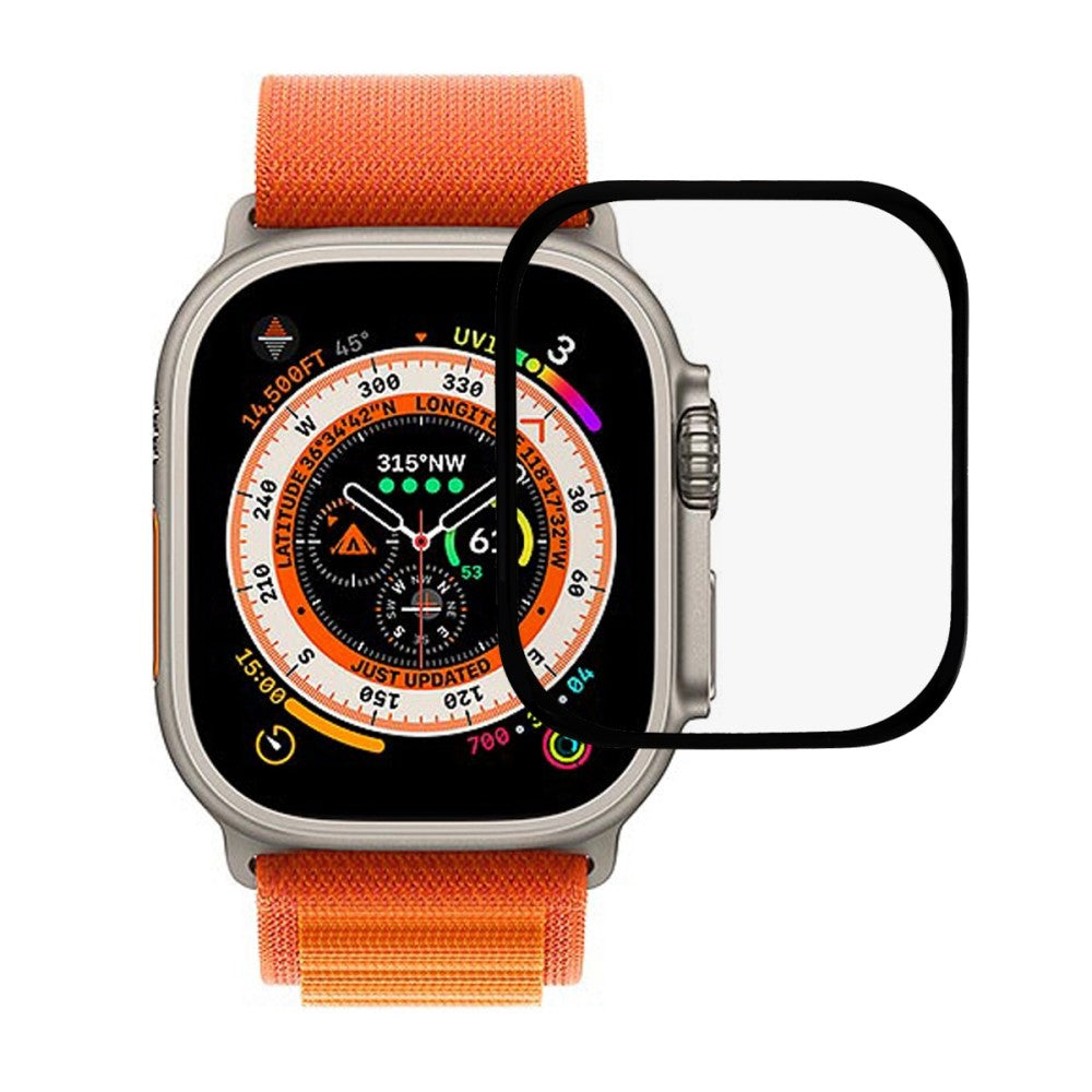 Apple Watch Ultra Hærdet Glas Skærmbeskytter - Gennemsigtig#serie_633