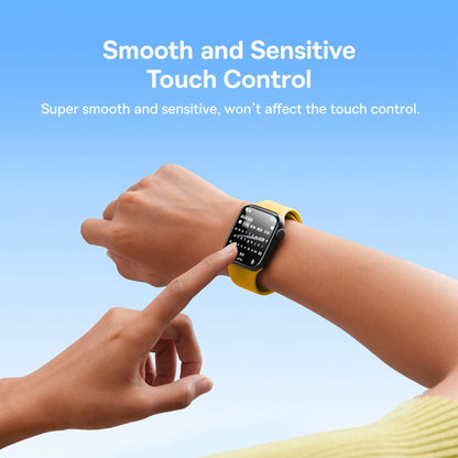 2stk Apple Watch Series 8 (45mm) / Apple Watch Series 7 45mm Plastik  HD Skærmbeskytter - Sort#serie_642