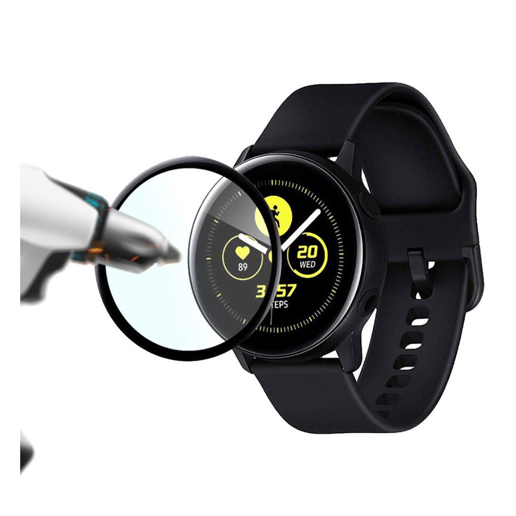 2stk Samsung Galaxy Watch Active Hærdet Glas Skærmbeskytter - Gennemsigtig#serie_348