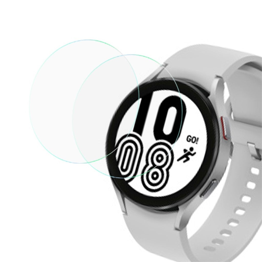 2stk Samsung Galaxy Watch 4 (40mm) Hærdet Glas Skærmbeskytter - Sølv#serie_545