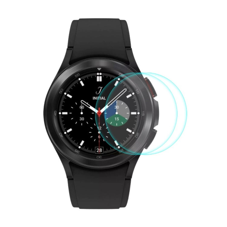 2stk Samsung Galaxy Watch 4 Classic (42mm) Hærdet Glas Skærmbeskytter - Gennemsigtig#serie_557