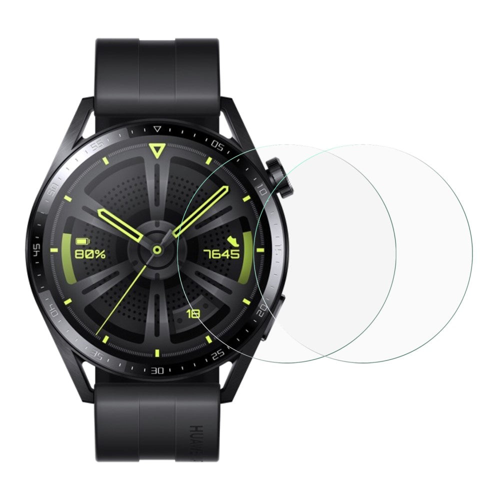 2stk Huawei Watch GT 3 (46mm) Plastik  HD Skærmbeskytter - Gennemsigtig#serie_339