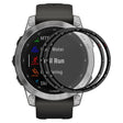 2stück Garmin Fenix 7S Plastik 3D Gekrümmt Displayschutz